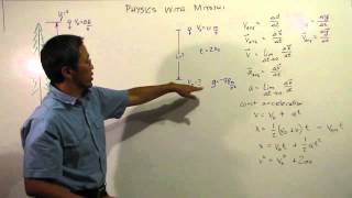 Physics with Miyoshi - 002-08 Kinematics of Falling Objects - Height