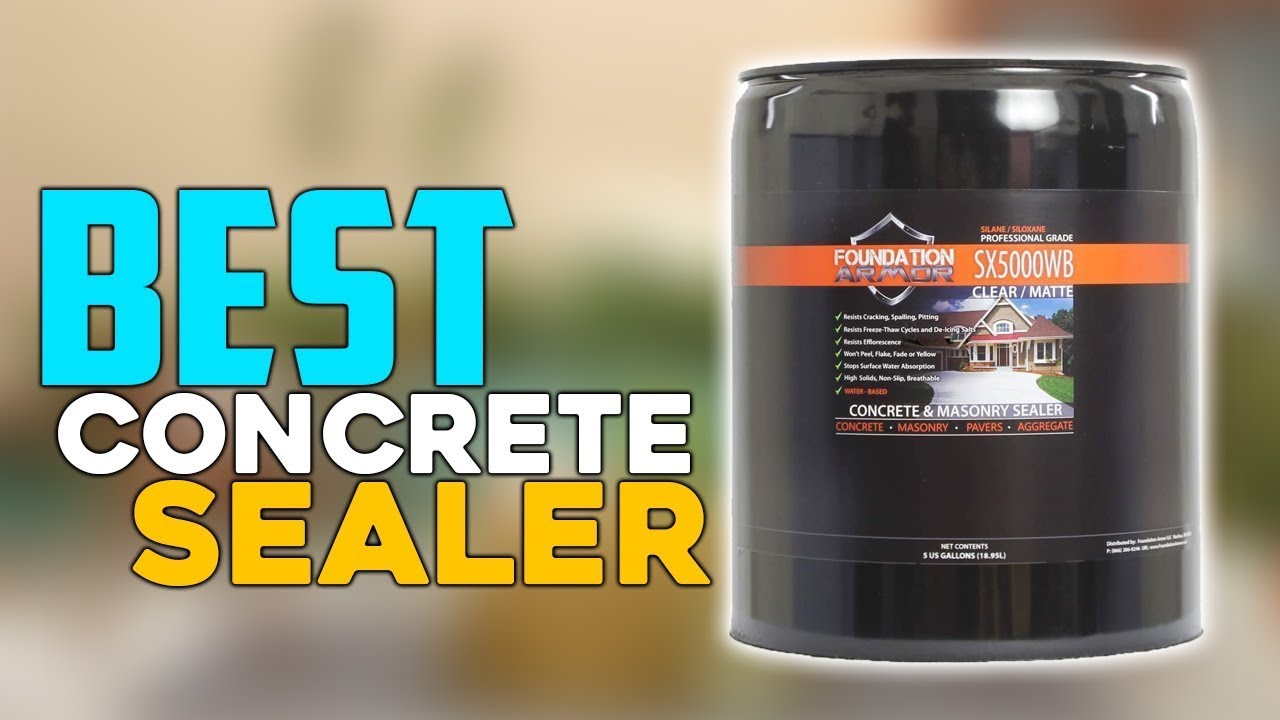 Top 5 Best Concrete Sealer Review In 2021  2022 | Which One Should You Buy?