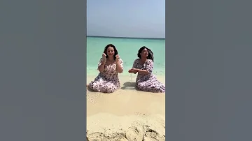 احداث تيك توك بيسان اسماعيل مع سارة مهند عل البحر يجننوا لا يفوتكم 