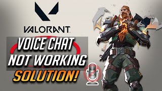 Valorant Voice Chat not working error: How to fix, possible causes, and  more