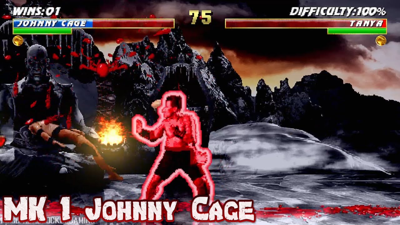 MK 1 Johnny Cage in Mortal Kombat Solano 3.1 - 100% Difficulty