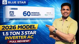 Blue Star AC 2026 ⚡ Blue Star 1.5 Ton 3 Star Inverter AC ⚡ Blue Star AC 2026 Model