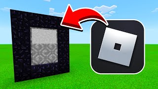 How To Make a Portal to the ROBLOX Dimension in Minecraft Pocket Edition (Roblox Portal in MCPE)