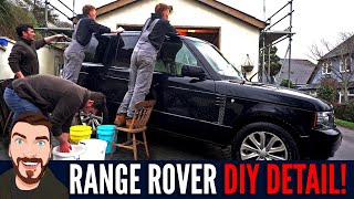 DIY DETAILING!  Making my cheap Range Rover L322 SHINE like new!