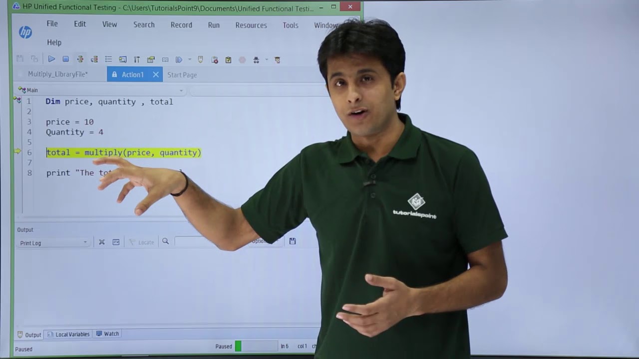 HP UFT/QTP - Step Out - YouTube