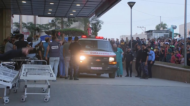 Injured patients taken to southern Gaza hospital following deadly strike