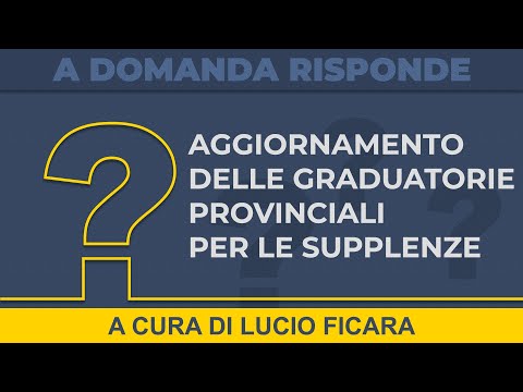 GPS 2022, chiarimenti su come entrare in graduatoria, punteggi e titoli di servizio