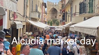 Alcudia Tuesday market day!! Mallorca, Majorca