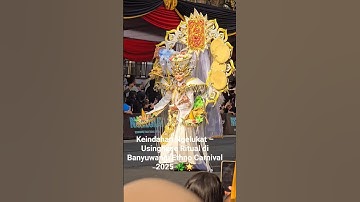 Keindahan Ngelukat – Usingnese Ritual di Banyuwangi Ethno Carnival 2025 🌿🌟