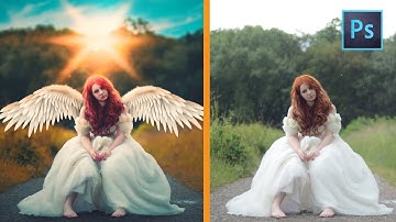 [ Photoshop Manipulation ] How To Add Wings in Photo