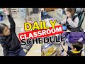 Special education daily classroom schedule