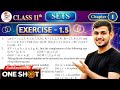 One Shot Class 11 Ex 1.5 Math | Sets One Shot | Ex 1.5 One Shot Class 11 Math | Ex 1.5 Class 11 Math