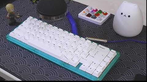 KBD67 Lite Stock Sound Test with C3 Tangerines.