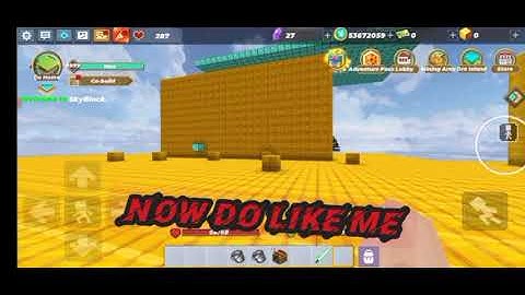 New Blockman Go Skyblock Duplicate Glitch || 100% Working 💯 || #blockmango #skyblockduplicate