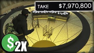 7,970,800 With The No Timer Glitch Everyone Loot Collected Gta Online Casino Heist Double Money