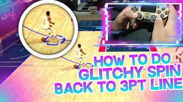 HOW TO DO GLITCHY SPIN BACK TO 3 POINT LINE ON NBA 2K21 WITH *HANDCAM*! NBA 2K21 DRIBBLE TUTORIAL!