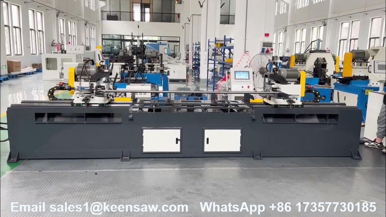 Automatic Chamfering Machine for Long Steel Rods, Grounding Rod