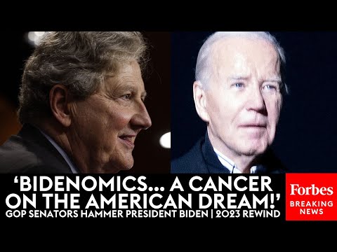EPIC SUPERCUT: GOP Senators Lay Waste To Biden Policies, Especially Bidenomics | 2023 Rewind Part 1