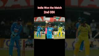 India won 2nd ODI match status video  trending video   Cricket  GillShreyas iyer Highlight मैच