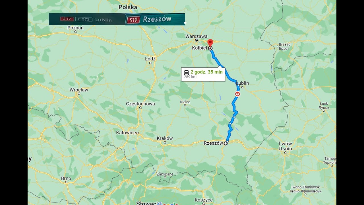 Kołbiel  - Lublin S17- Rzeszów S19  odc. 1