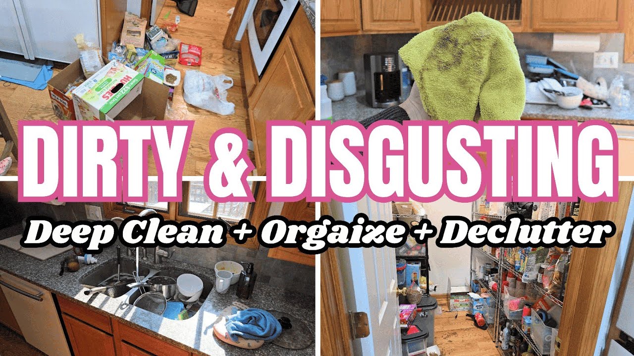 EXTREME CLEAN WITH ME 2026 | Filthy, Disastrous House Deep Clean & Declutter
