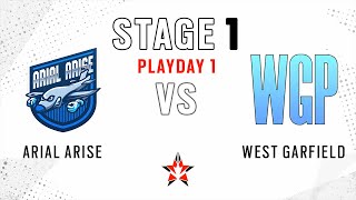 Arial Arise vs West Garfield \/\/ NA Challenger League - Stage 1 - Playday 1 (no cast)