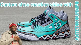 I Surprised Giannis Antetokounmpo with Custom Shoes Reaction Video