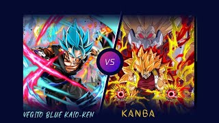 Vegito Blue Kaio-Ken Vs Kanbasuper Dragon Ball Heroesanime Unity