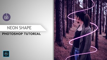 How to Create Neon Glow Effect Lights & Objects | Adobe Photoshop Tutorial