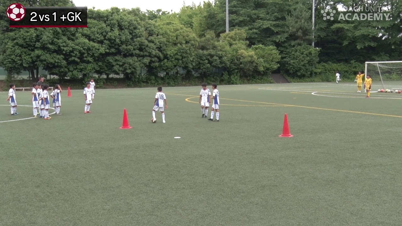 パスを受ける際の正しいポジショニング Jacpa東京fc U 12が実践する8人制サッカーの狭いスペースでフィニッシュまで持ち込む攻撃方法 サカイク