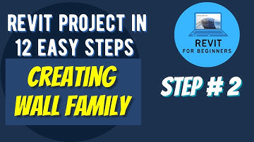 How to create a new wall in Revit | Complete Project Step 2 of 12 | Revit for beginners