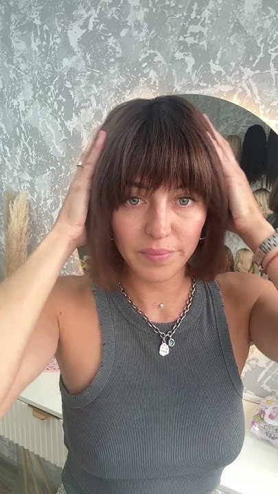 Парик натуральные волосы#hairstyle #hair #волосы #уходзаволосами # ...