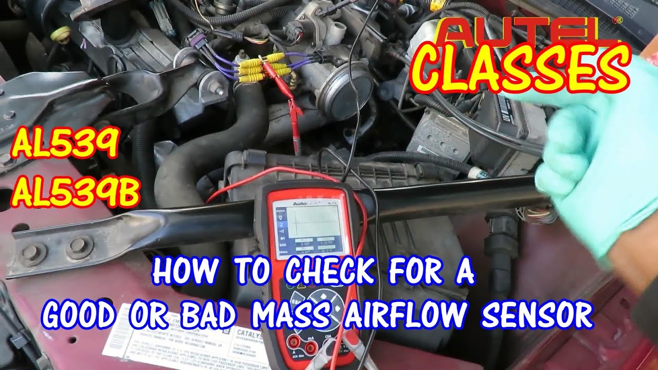 How To Test For A GOOD Or BAD MAF (Mass Airflow Sensor) Using The Autel ...