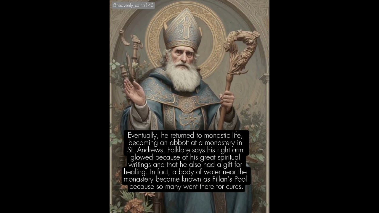 St. Fillan - Patron saint against mental illness and depression