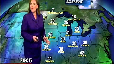 That time Anne Dwyer had to do the weather