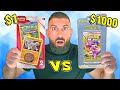 $1 Vs $1,000 Pokemon Blister Pack