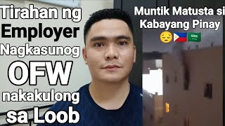 PINAY OFW SA SAUDI HUMIHINGI NG TULONG TIRAHAN NG EMPLOYER NAGKASUNOG by Alvin Alvz 7,348 views 2 days ago 3 minutes, 48 seconds