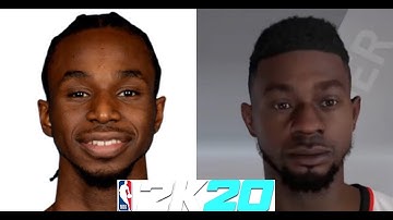 NBA 2K20 How To Create Andrew Wiggins Face