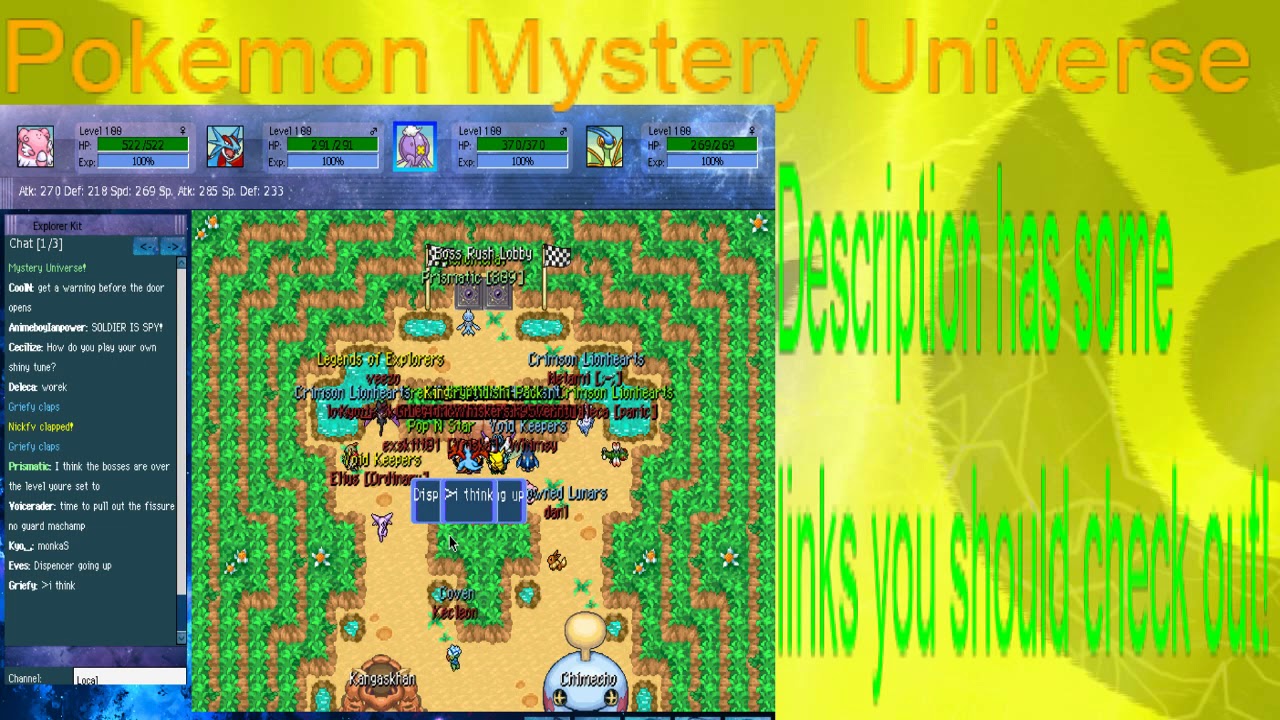 Pokémon Mystery Universe Part 109 Boss Rush(Event)! YouTube