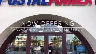 Postal Annex (Otay Ranch) Canvas Printing and Framing Service