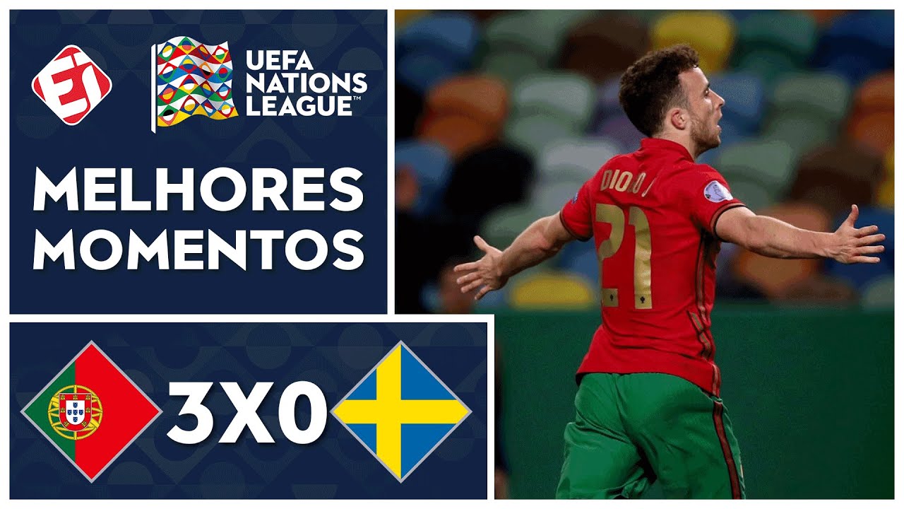 PORTUGAL 3 X 0 SUÉCIA – MELHORES MOMENTOS – NATIONS LEAGUE (14/10/2020)