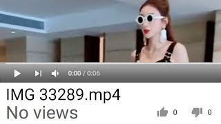 I watched youtube videos with no views