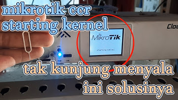 cara netinstall atau hard reset mikrotik ccr 1009