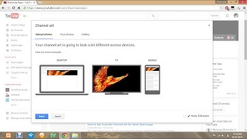 How to Set Youtube Channel Art for Small Size Image