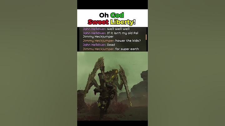 Oh God Sweet Liberty - Helldivers 2