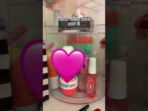 Vanity Reset Part 1! -check desc- #vanityreset #viralbeauty #beautyproducts #makeup #skincare #viral