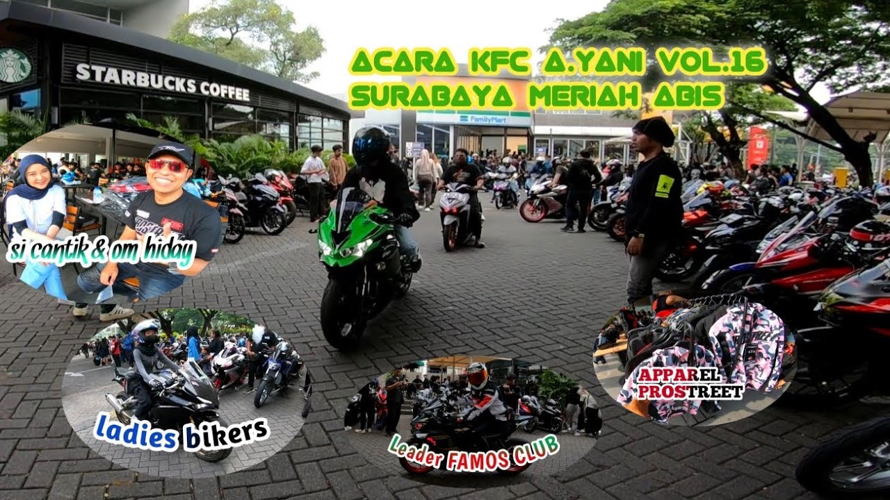 Acara kfc a.yani vol.16 surabaya meriah abis #motovlog #happymotovlog_ 