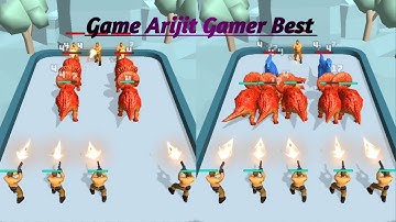 Merge Dinosaur 🦖🦕 All LABELS Android Merge Dinosaur game Funny video MAX LEVEL, Game Arijit Gamer