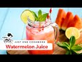 Fresh 3-Ingredient Watermelon Juice 🍉 スイカジュース