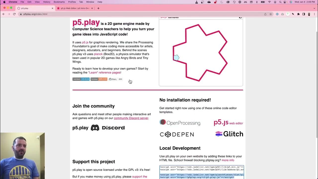 p5.play 3 Getting Started YouTube
